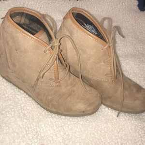 Suede Wedges